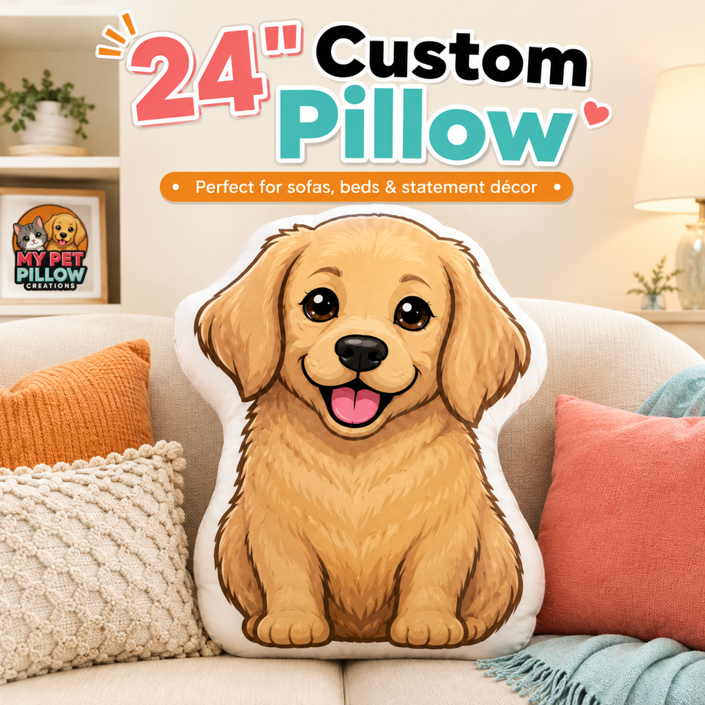 24" Custom Pillow